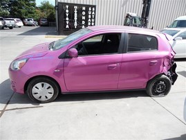 2015 MITSUBISHI MRAGE 4DR HATCHBACK FUCHSIA 1.2 MT 203963